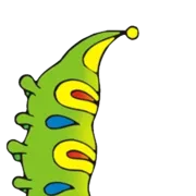 Стикер Гусеничка