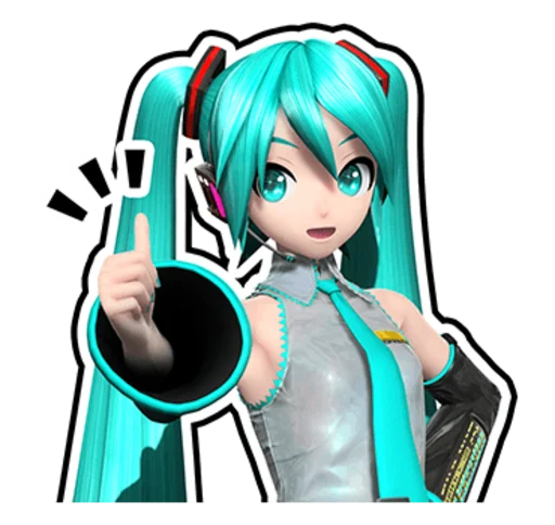 Стикер Hatsune Miku: Project DIVA Future Tone