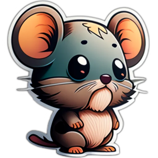 Стикер Neural mouse