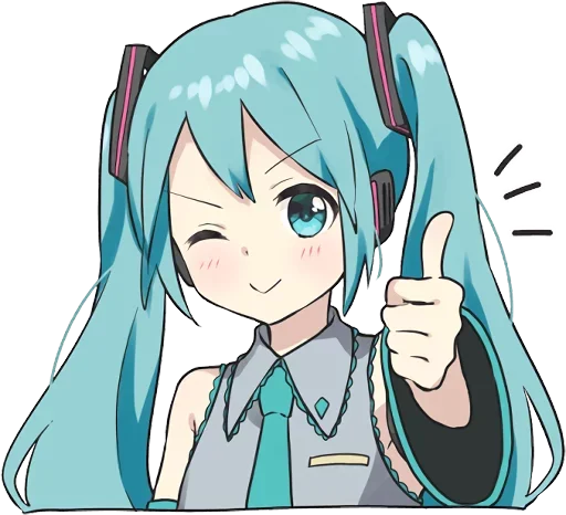 Стикер Hatsune Miku