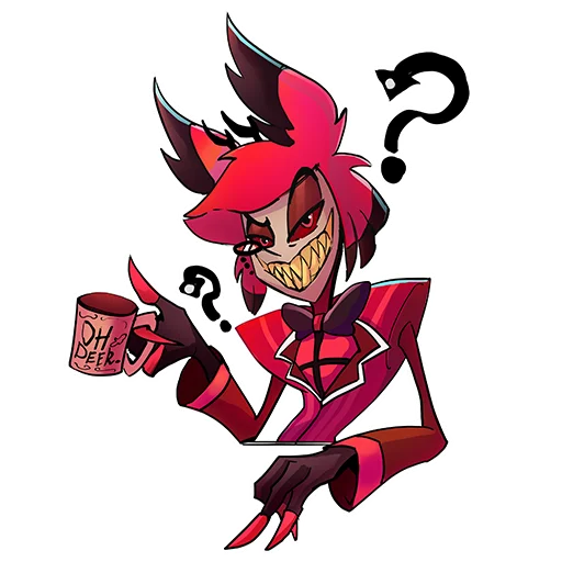 Стикер Адские художники Hazbin Hotel