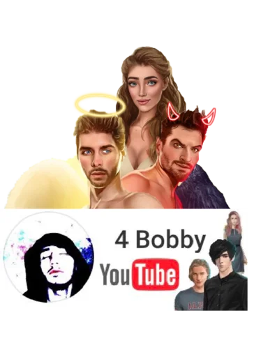 Стикер Секрет небес 4 Bobby