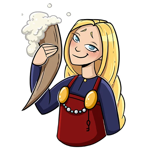 Стикер Helga the Viking song