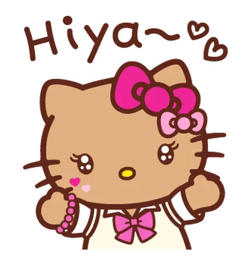Стикер Gyaru Hello Kitty
