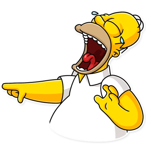 Стикер Homer Simpson