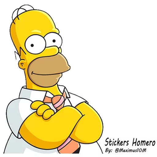 Стикер Homero By Maximus10M