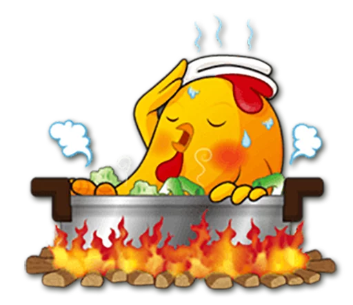 Стикер Hot Chicken