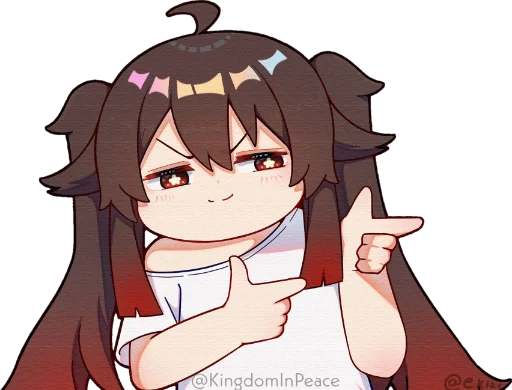 Стикер Hu Tao 胡桃