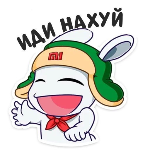 Стикер Кролик Mi