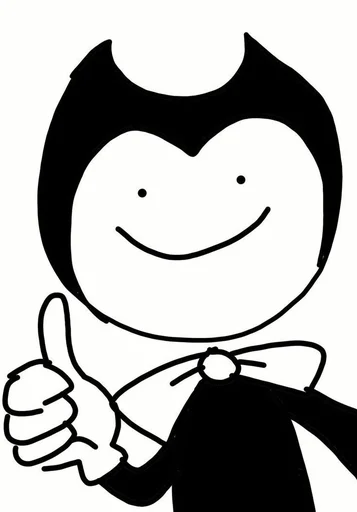 Стикер Bendy And The Ink Machine