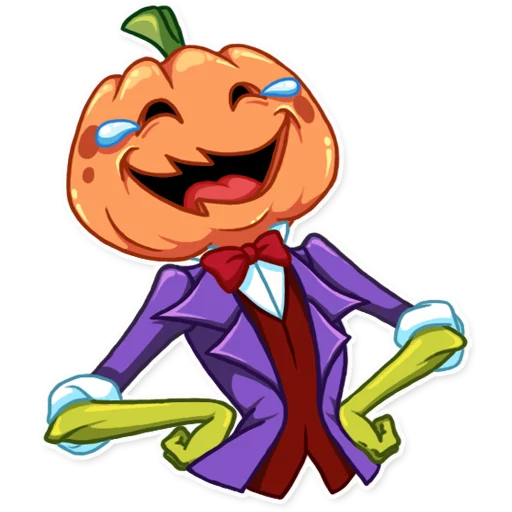 Стикер Jack Pumpkin Head