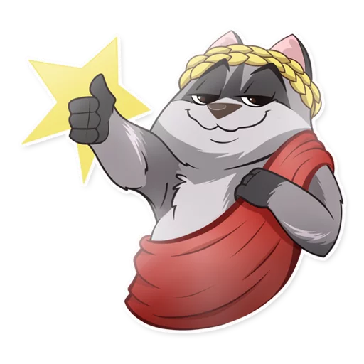 Стикер Jaxon Jed Raccoon