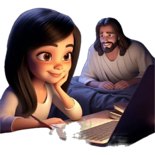 Стикер Jesus Love