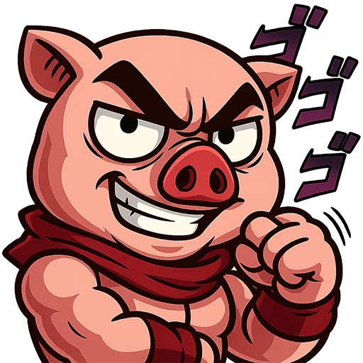 Стикер Angry Jo Jo Beasts