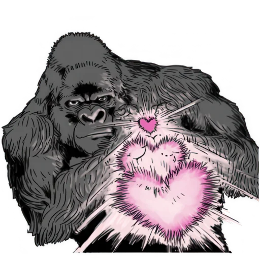 Стикер Просто Горилла