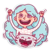 Стикер Kate & Kitty