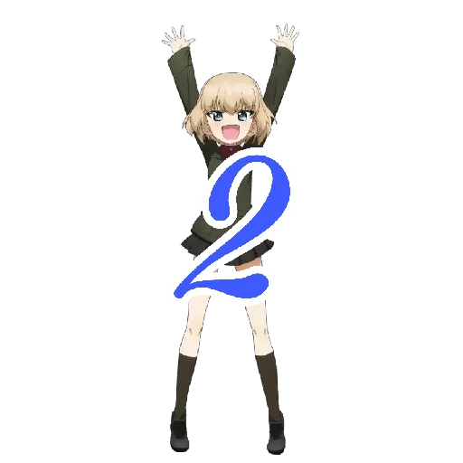 Стикер Katyusha ("Girls und Panzer") Part 2