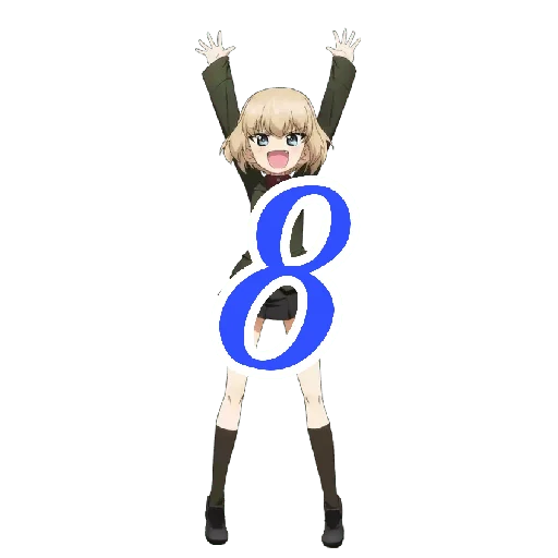 Стикер Katyusha ("Girls und Panzer") part 8