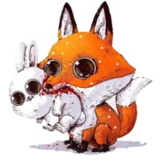 Стикер Kawaii Death