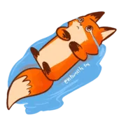 Стикер Kitsunette Inc.