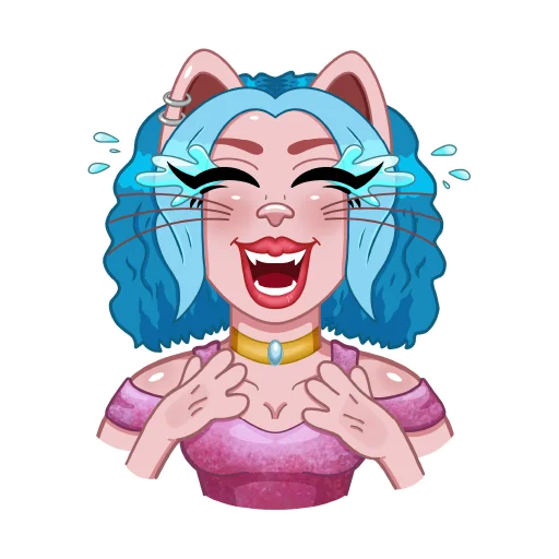 Стикер Kitty Pop Star