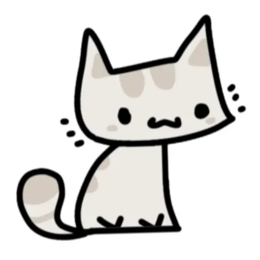 Стикер Кот Мяка