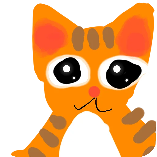 Стикер Кот Рыжик