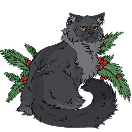 Стикер Коты воители