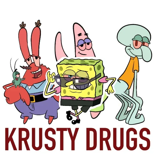 Стикер 🚬🦀 Krusty Drugs🦀 🚬