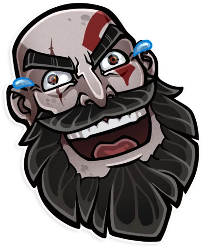 Стикер God of War