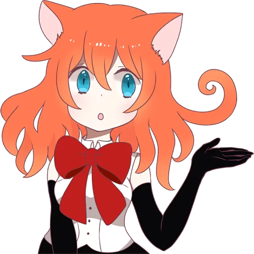 Стикер A Magic Cat Girl