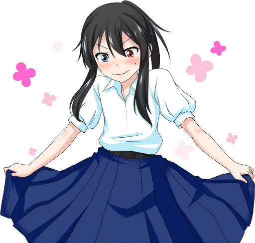 Стикер Bellezza Felutia in school uniform