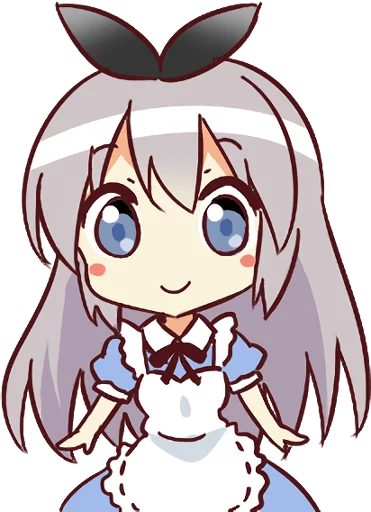 Стикер CUTE GIRL Alice