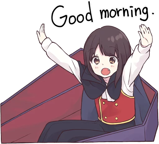 Стикер Menhera-chan. 3 ENG