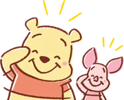 Стикер Pooh and Piglet (Lovely)