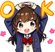 Стикер School girl ~Blazer~