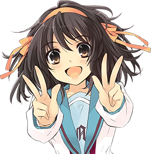 Стикер The Melancholy of Haruhi Suzumiya