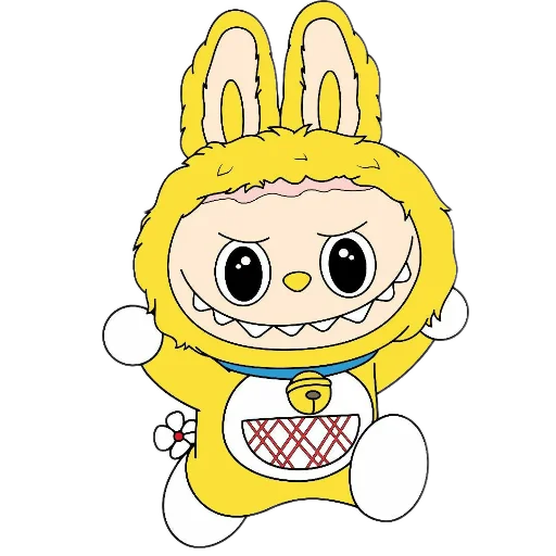 Стикер Лабубу