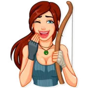 Стикер Tomb Raider