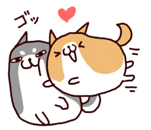 Стикер Lazy Shiba