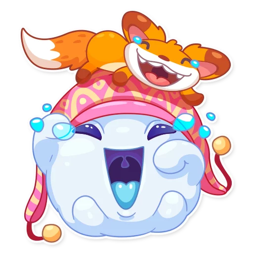 Стикер Пусть идет снег