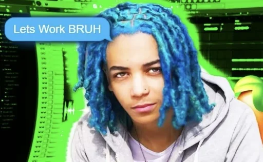 Стикер Lets bruh