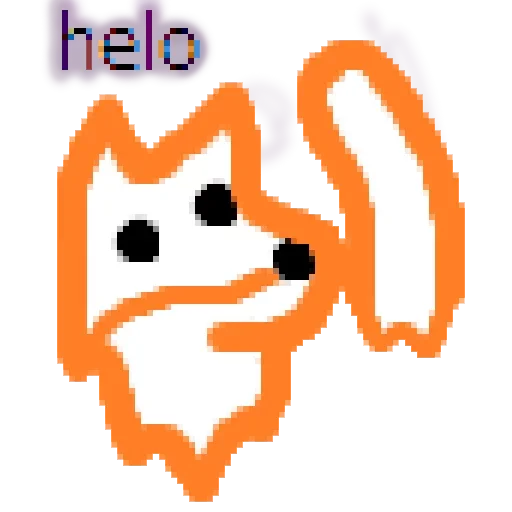 Стикер Лисёнок