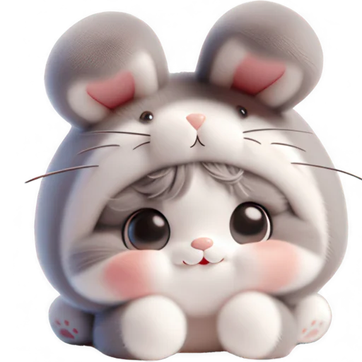 Стикер Маленький Ушастик