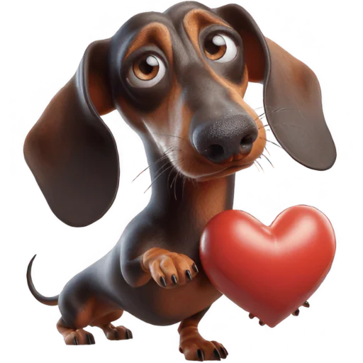 Стикер Сосиска Такса