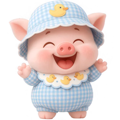 Стикер Маленький поросенок