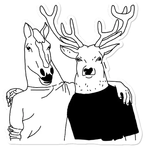 Стикер Horses