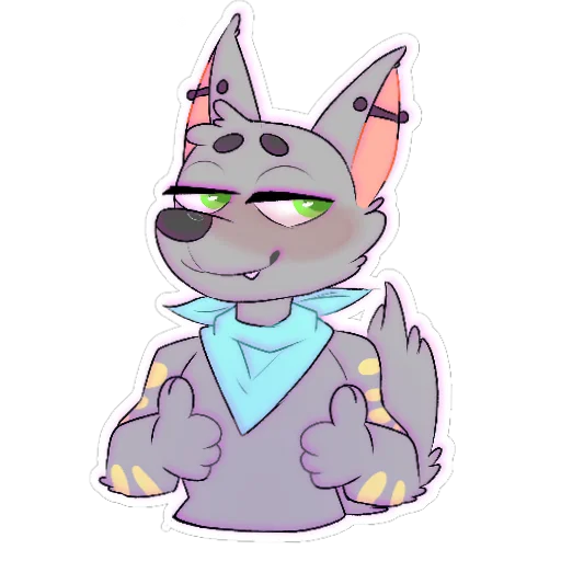 Стикер LouTheWolf