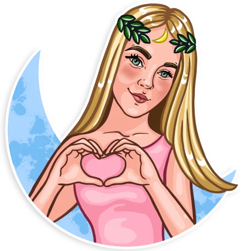 Стикер Луноликая