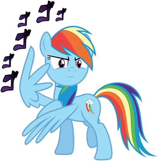 Стикер MLP Rainbow Dash
